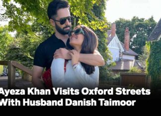 Ayeza Khan Visits Oxford Streets With Husband Danish Taimoor