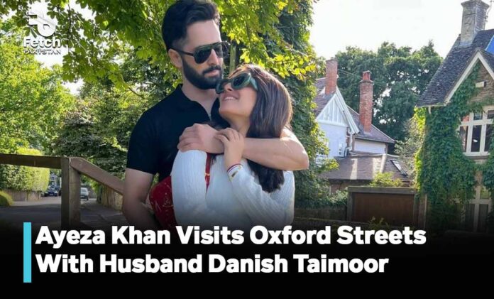 Ayeza Khan Visits Oxford Streets With Husband Danish Taimoor