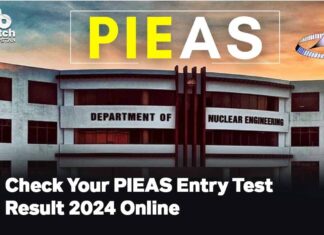 Check Your PIEAS Entry Test Result 2024 Online