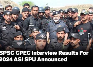 SPSC CPEC Interview Results For 2024 ASI SPU Announced