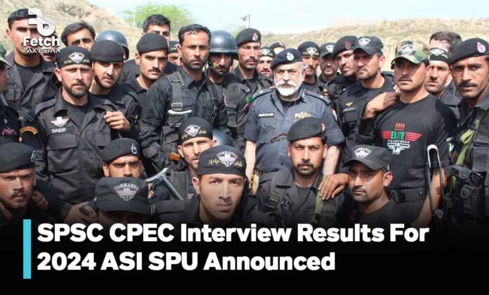 SPSC CPEC Interview Results For 2024 ASI SPU Announced