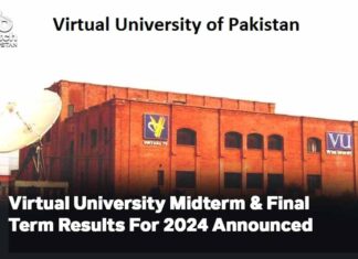 Virtual University Midterm And Finalterm Results For 2024 Announced