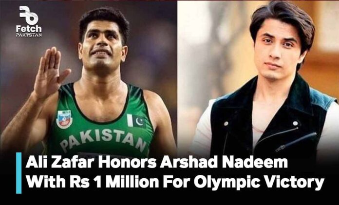 Ali Zafar Honors Arshad Nadeem With Rs 1 Million For Olympic Victory